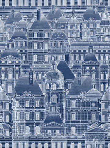 Louvre Blue Wallpaper by Mind The Gap 
