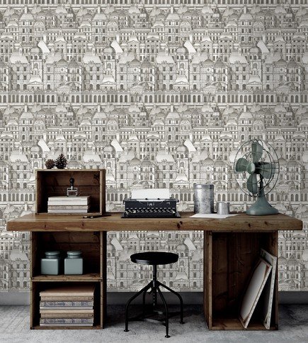 Louvre Wallpaper by Mind The Gap 