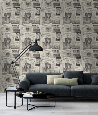 Moonwalker Neutral Wallpaper by Mind The Gap 