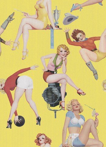 Pin-up Girls I Wallpaper by Mind The Gap 