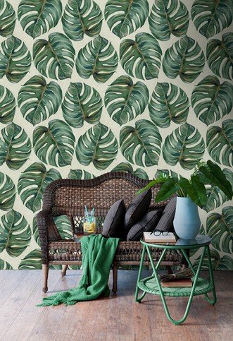 Tropical Leaf Wallpaper by Mind The Gap 