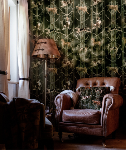 Mountain Dogs Cypress Green Wallpaper by Mind the Gap