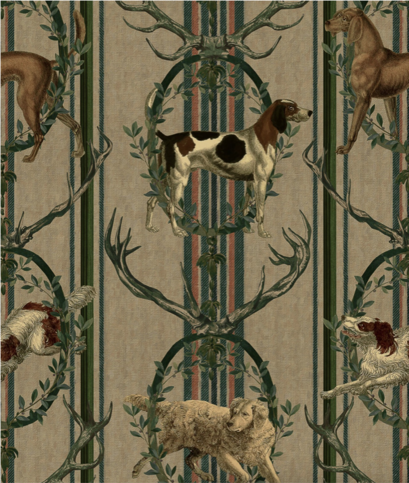 Mountain Dogs Taupe Wallpaper by Mind the Gap