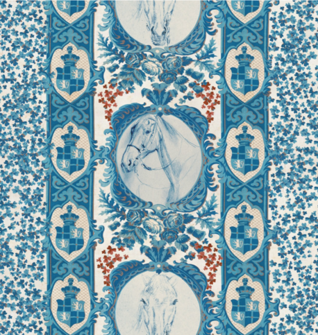 The Competition Panel Blue Wallpaper by Mind the Gap