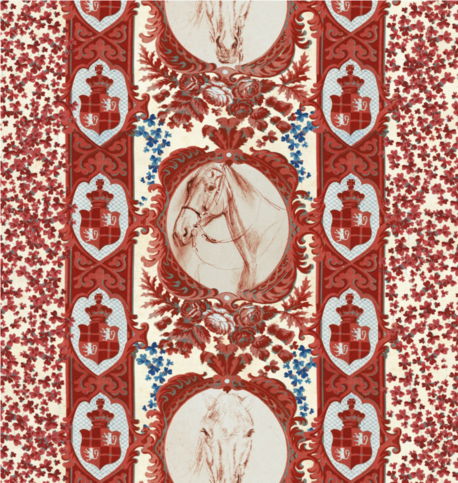 The Competition Panel Red Wallpaper by Mind the Gap
