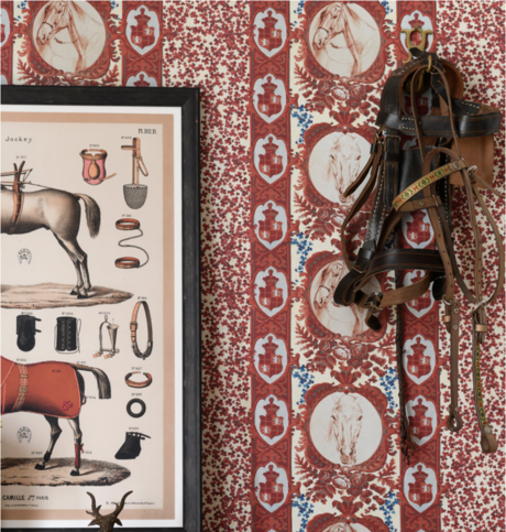 The Competition Panel Red Wallpaper by Mind the Gap