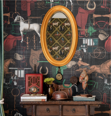 The Jockey Faded Wallpaper by Mind the Gap