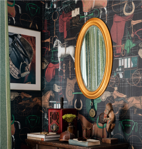 The Jockey Faded Wallpaper by Mind the Gap