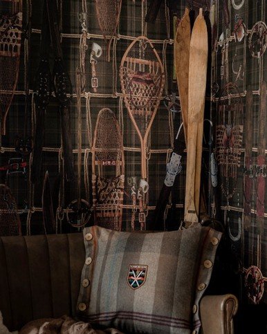 Vintage Skiing Wallpaper by Mind the Gap