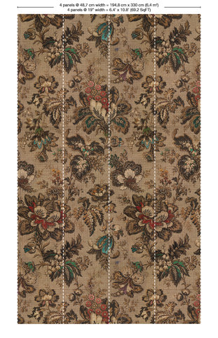 Big Pattern Bogor Mural Wallcovering by NLXL 