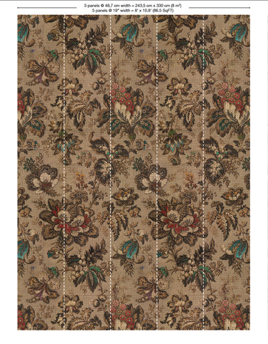 Big Pattern Bogor Mural Wallcovering by NLXL 
