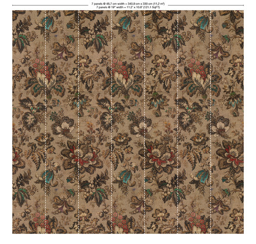 Big Pattern Bogor Mural Wallcovering by NLXL 