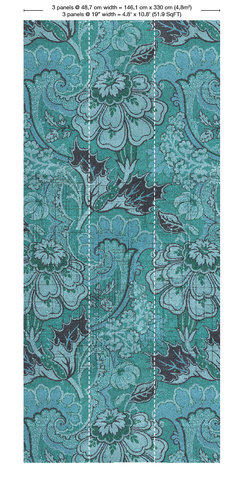 Big Pattern Paola Mural Wallcovering by NLXL 