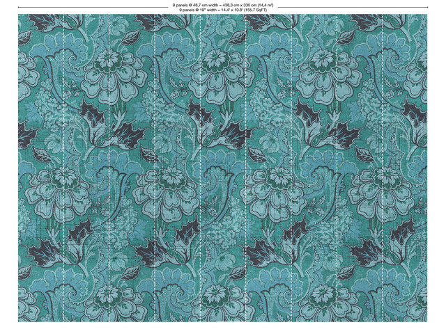 Big Pattern Paola Mural Wallcovering by NLXL 