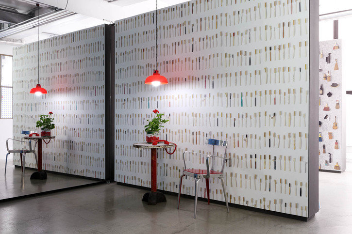 Brushes Small Wallcovering by NLXL 