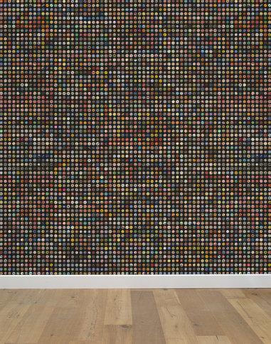 Crown Caps Black Wallcovering by NLXL 
