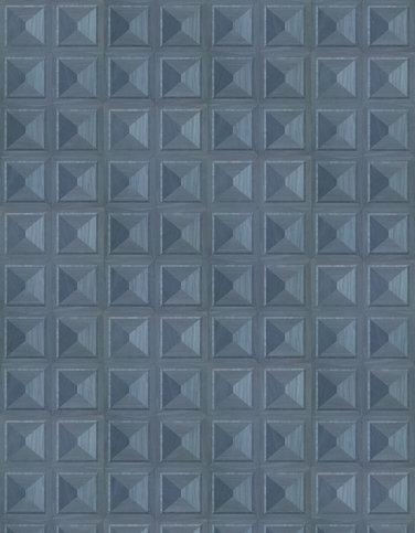 Marquetry Blue Wallcovering by NLXL 