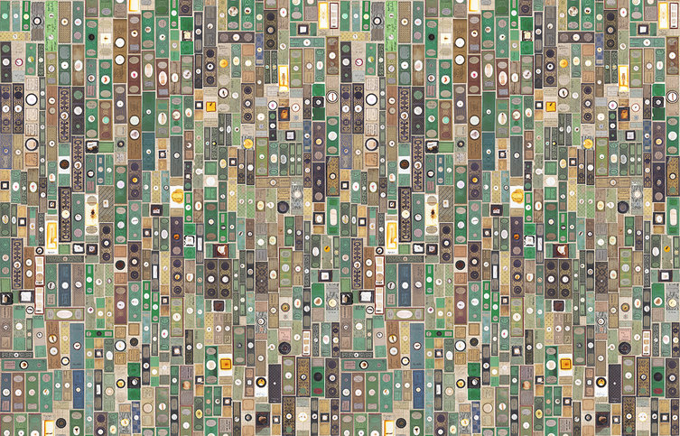 Microscopic Slides Wallcovering by NLXL