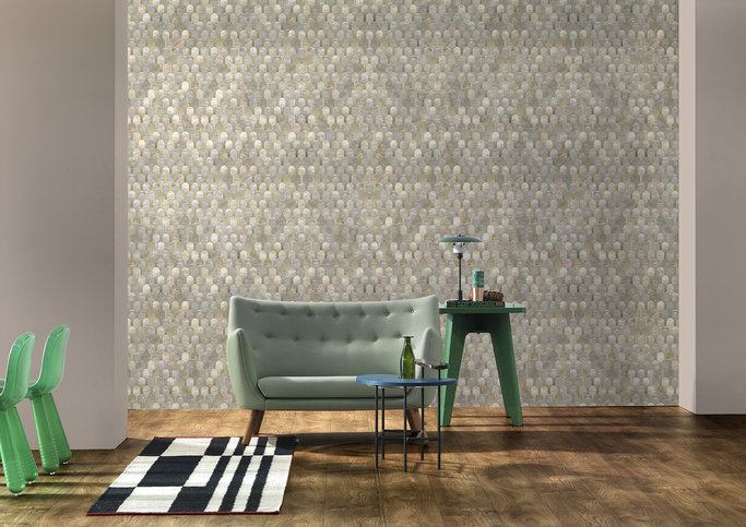 Nizwa Pearl Wallcovering by NLXL 