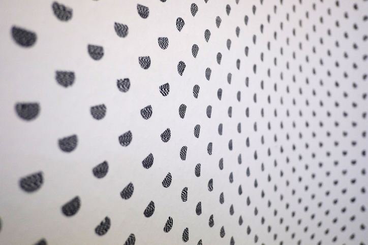 Particles White Wallcovering by NLXL