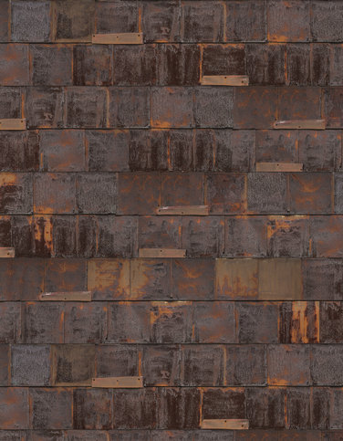 Rusted Metal Brown Wallcovering by NLXL 