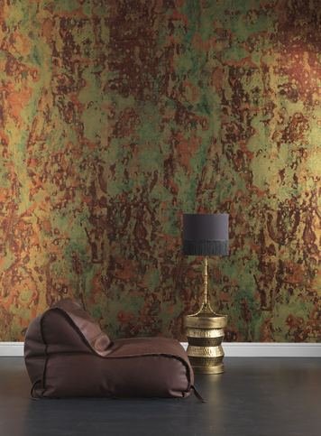 Spoiled Copper Metallic Wallcovering by NLXL