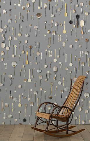 Spoons Small Wallcovering by NLXL 