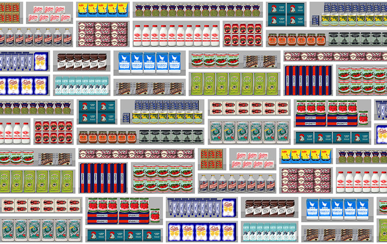 Supermarket Wallcovering by NLXL