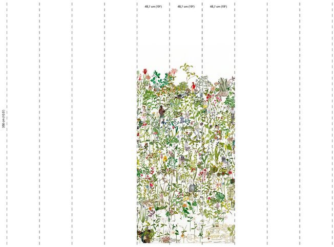 The Enchanted Garden Wallcovering by NLXL 