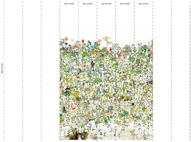The Enchanted Garden Wallcovering by NLXL 