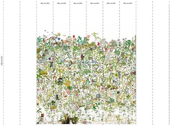The Enchanted Garden Wallcovering by NLXL 