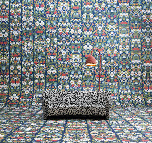Withered Flowers Color Archives Wallcovering by NLXL 