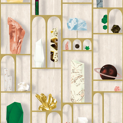 Curiosite II Wallcovering by Nobilis