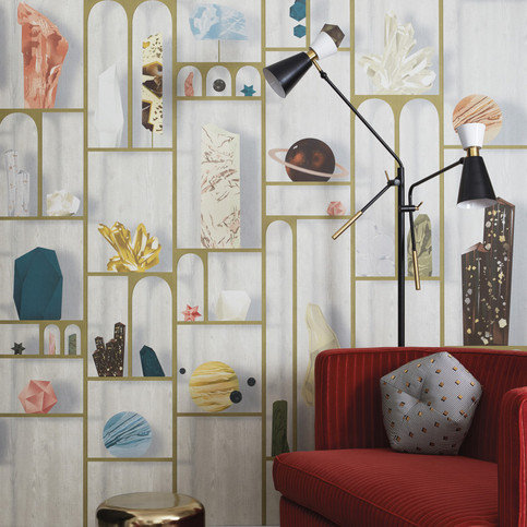 Curiosite II Wallcovering by Nobilis