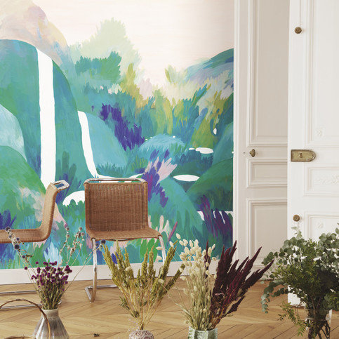 Les Cascades Wallcovering by Nobilis