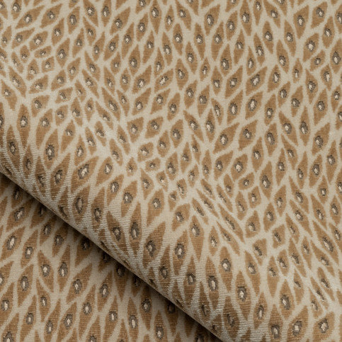 Velours Paon Fabric by Nobilis