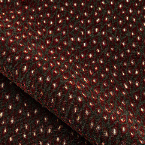 Velours Paon Fabric by Nobilis