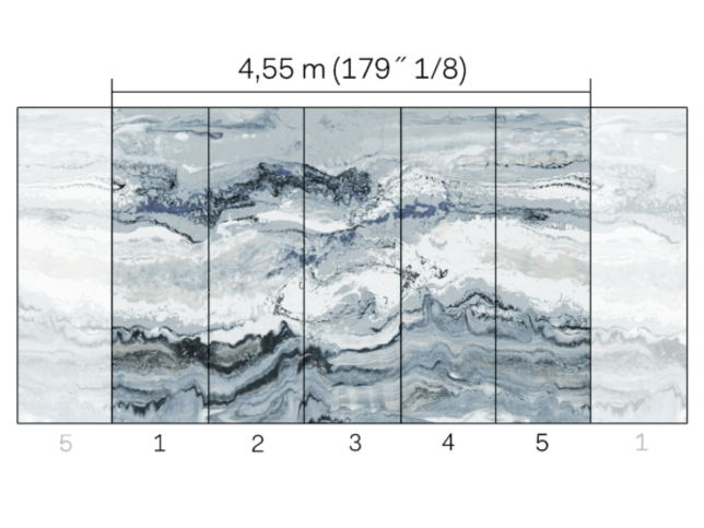 Panoramic Geology Wallpaper by Omexco
