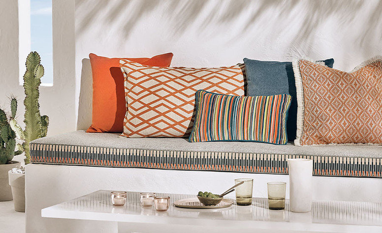 Akiti Outdoor Cushion Mandarin by Romo