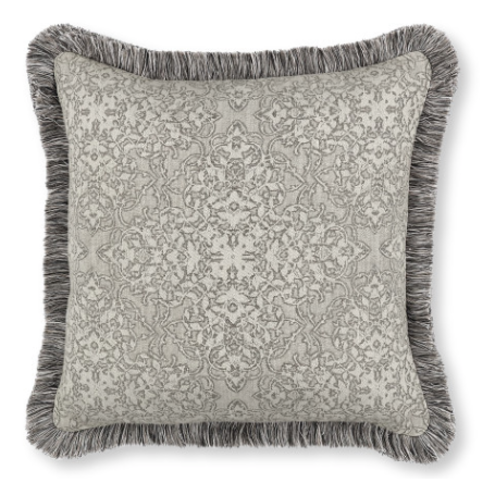 Aletta Pewter Cushion by Romo