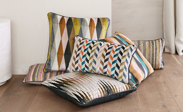 Arzu Cushion Mandarin by Romo