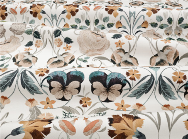 Bonita Goldfinch Fabric by Temperley London x Romo