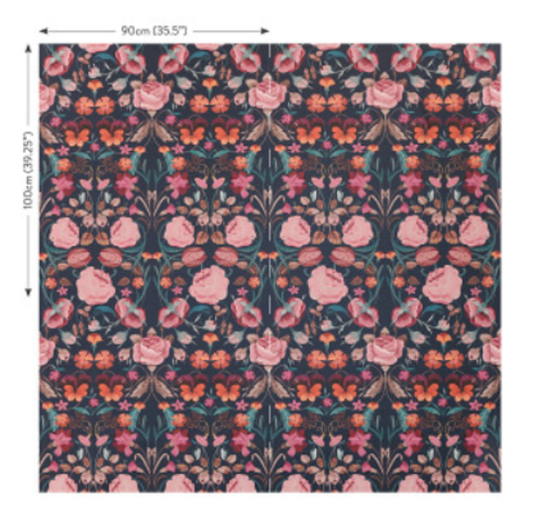 Bonita Matte Wallcovering Rosa by Temperley London x Romo