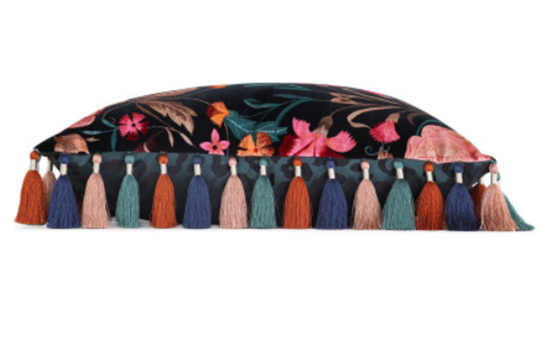 Bonita Velvet 50cm Cushion Rosa by Temperley London x Romo