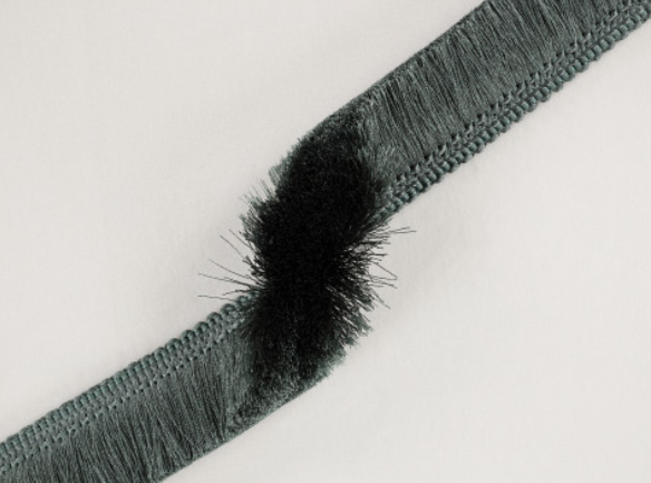 Brush Fringe Smoky Blue by Temperley London x Romo