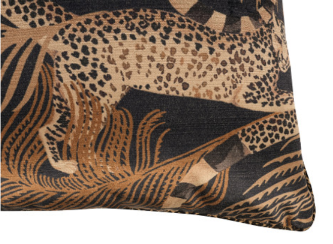 Delilah Velvet 50cm Cushion Ancient Gold by Temperley London x Romo