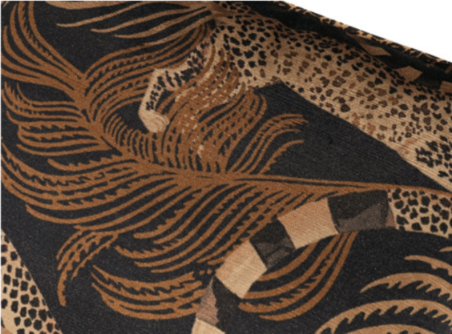 Delilah Velvet 50cm Cushion Ancient Gold by Temperley London x Romo