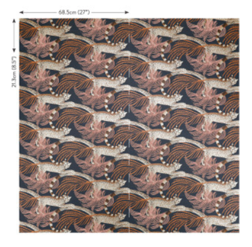 Delilah Wallcovering Sienna by Temperley London x Romo