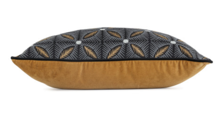 Effie 50cm Cushion Midnight by Temperley London x Romo