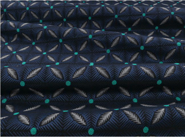 Effie Indigo Sky Fabric by Temperley London x Romo